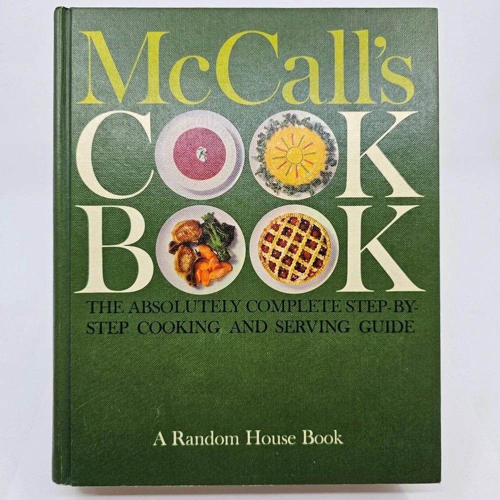 McCall's Cook Book 1963 First Printing Vintage Random House Hardcover MCM Green